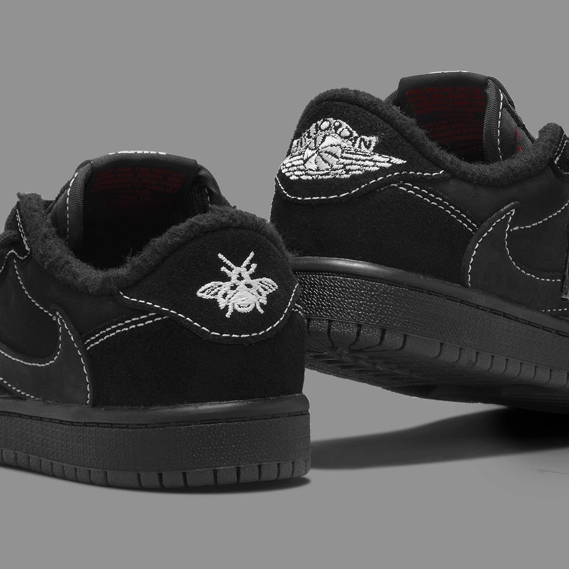 Travis Scott Jordan 1 Low Black Phantom